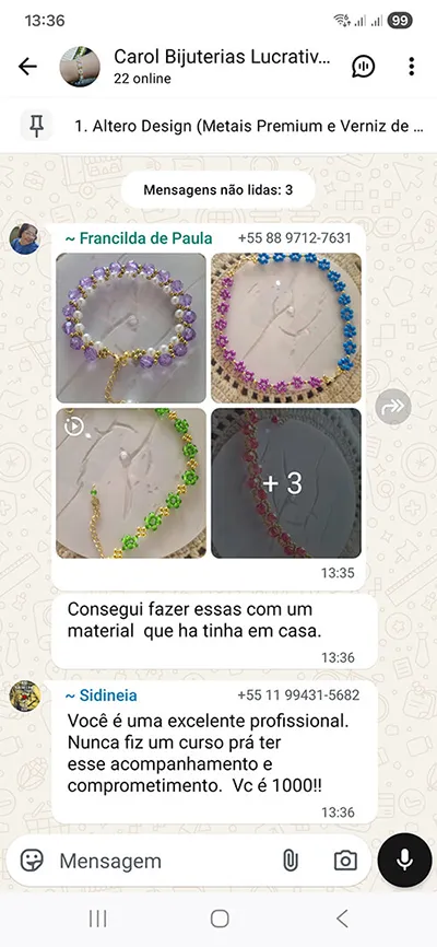 Depoimento de aluna 2