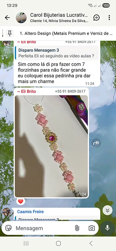 Depoimento de aluna 3